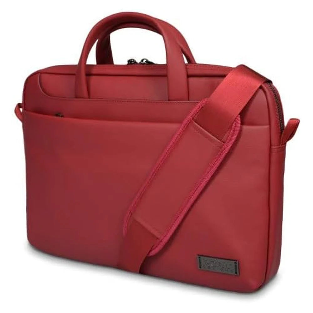 Port Designs Zurich Laptop Bag, Fits up to 14" Laptops, Padded Compartment, Red, 1 Year Warranty | PR-110302