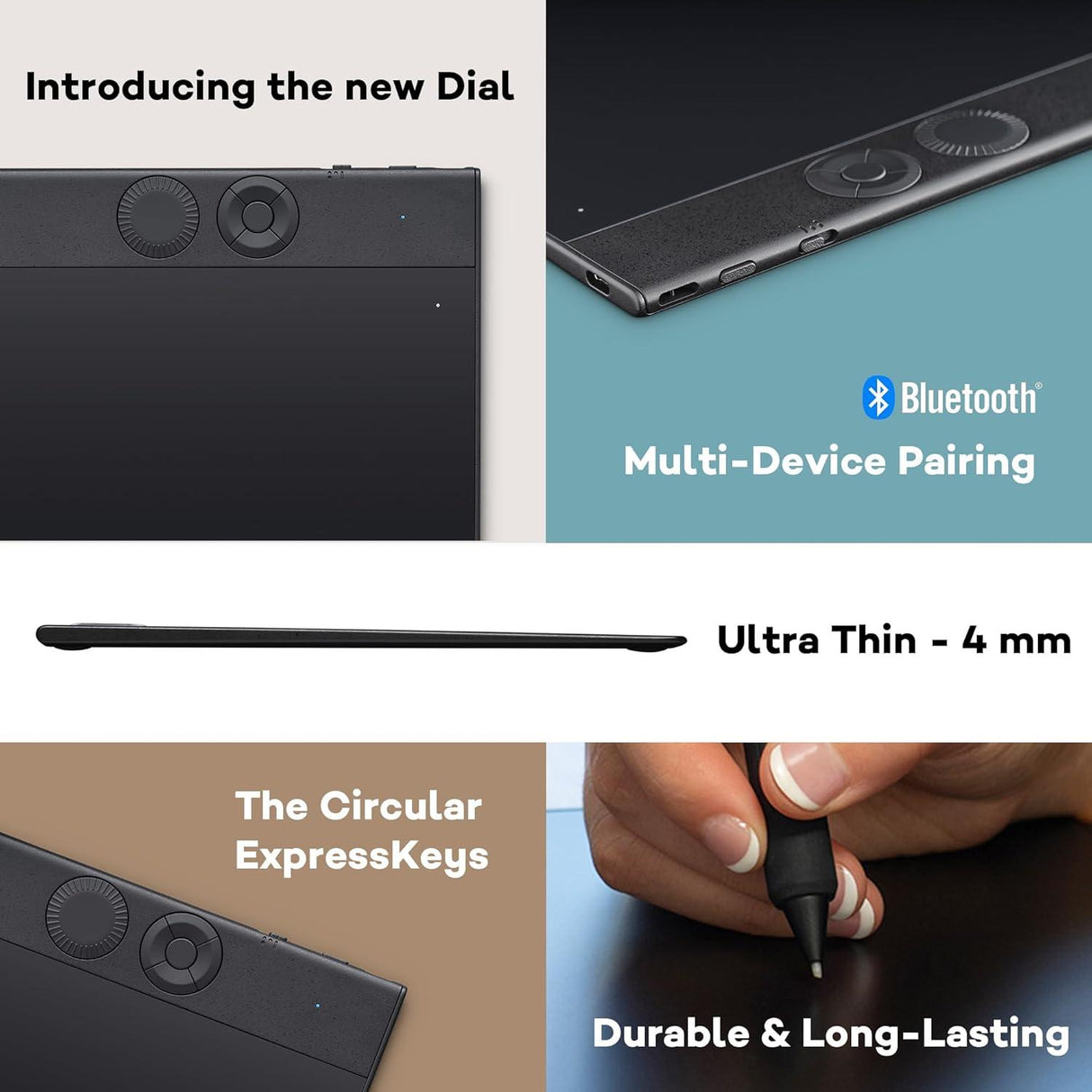 Wacom Intuos Pro Small, USB port, Bluetooth, English, German, Russian, Swedish, and Polish, 1 Year Warranty | PTK470K0B