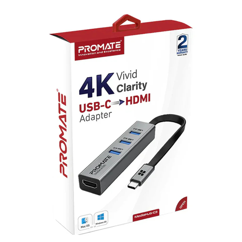 Promate-Adapter-MEDIAHUB-C3