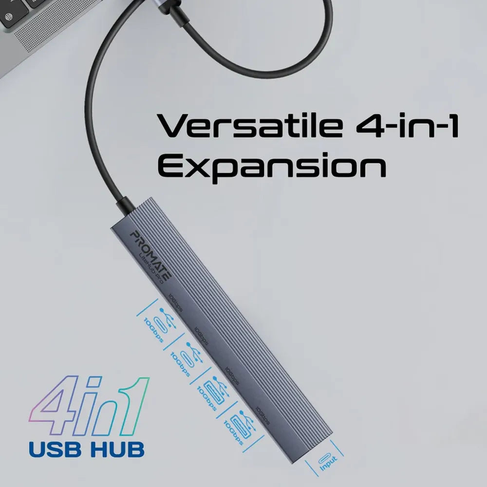 Promate-LiteHub-Pro-4-in-1-USB-C-Hub-LITEHUB-PRO