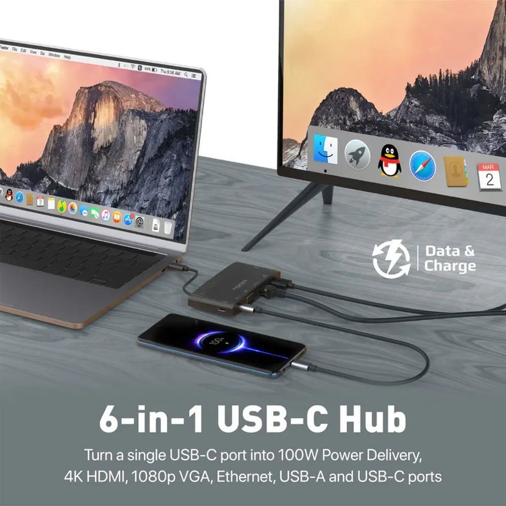 Promate-MediaHub-C6-6-in-1-USB-C-Hub-MEDIAHUB-C6