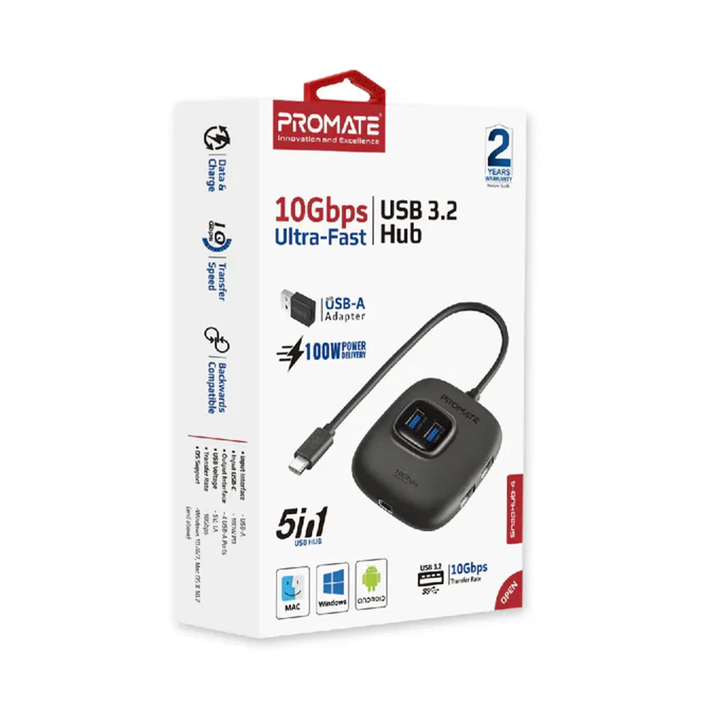 Promate-SnapHub-4-5-in-1-USB-C-Hub-SNAPHUB-4
