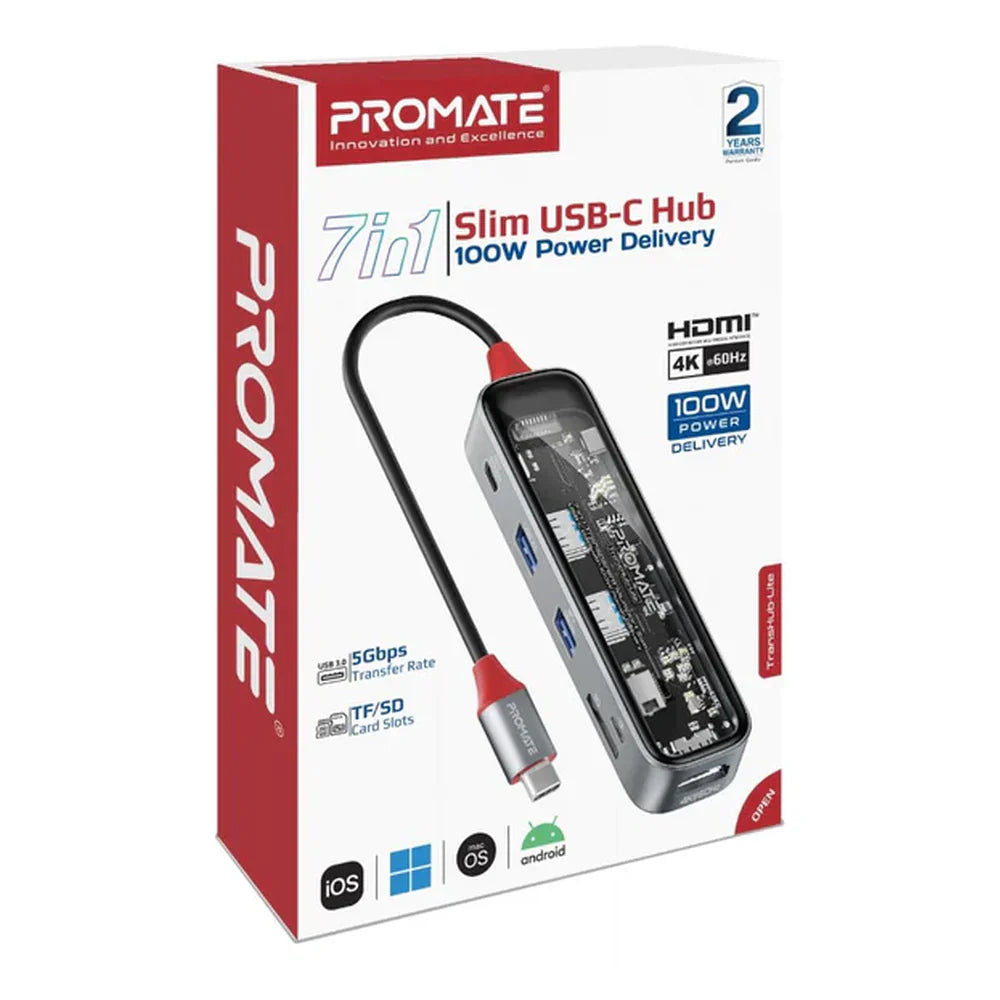 Promate-TransHub-Lite-7-in-1-USB-C-Hub-TRANSHUB-LITE