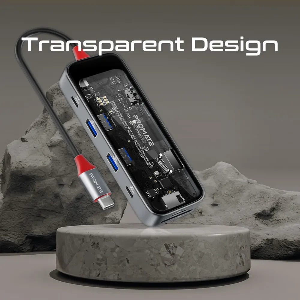 Promate-TransHub-Mini-8-in-1-USB-C-Hub-TRANSHUB-MINI