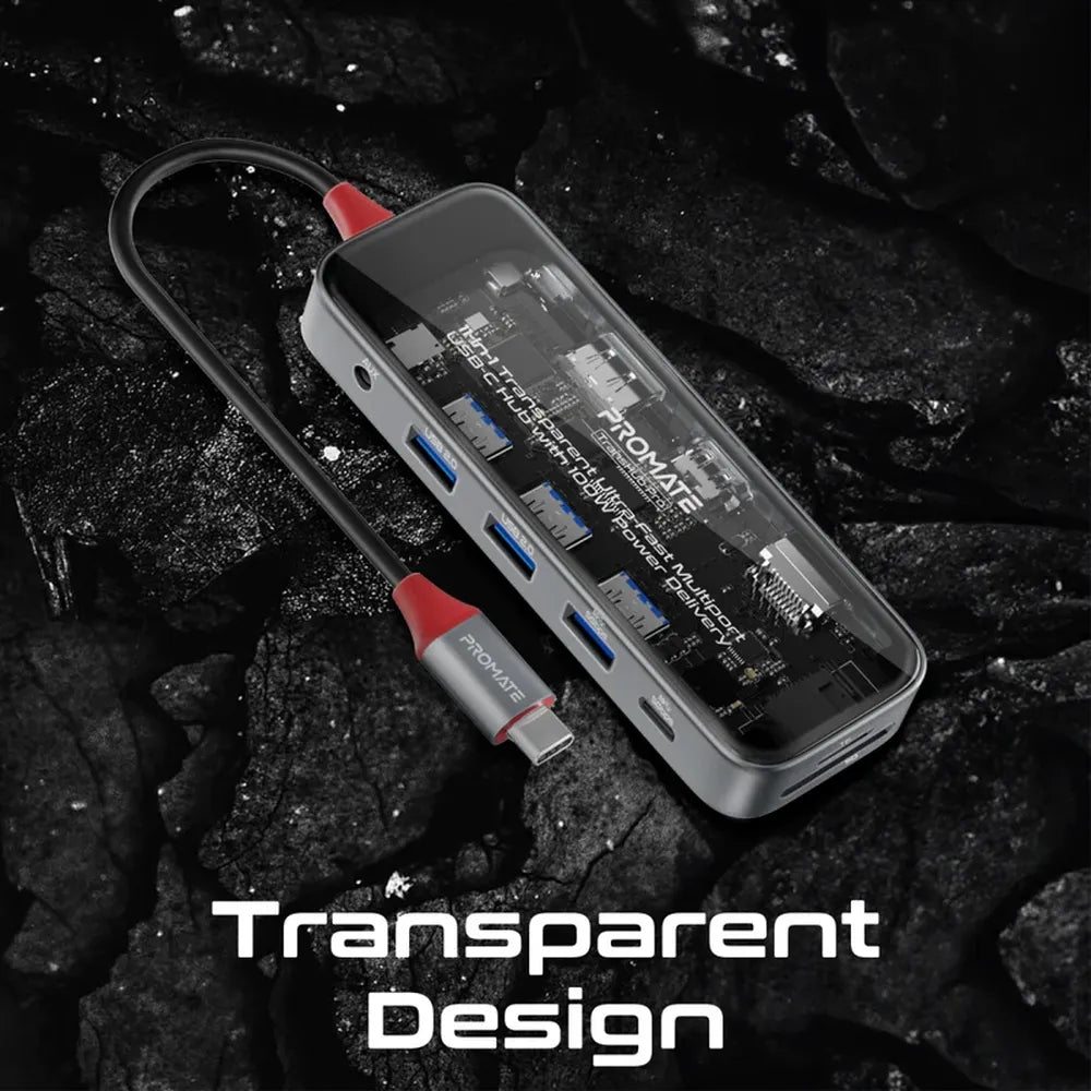 Promate-TransHub-Pro-11-in-1-USB-C-Hub-TRANSHUB-PRO