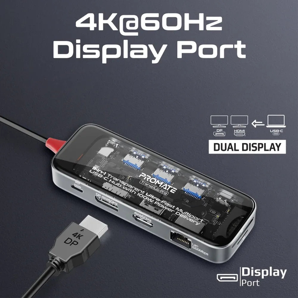 Promate-TransHub-Pro-11-in-1-USB-C-Hub-TRANSHUB-PRO