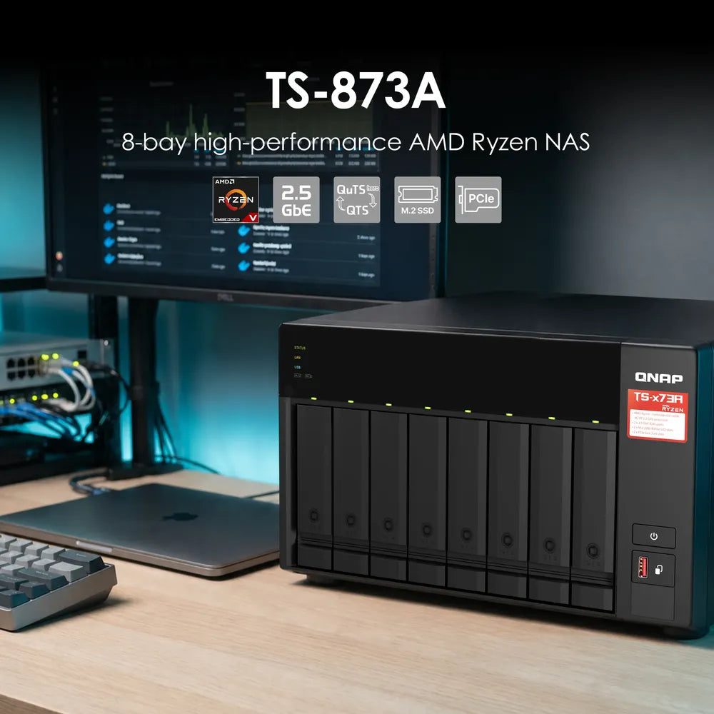 صندوق التخزين المتصل بالشبكة (NAS) كيوناP | TS-873A-8G