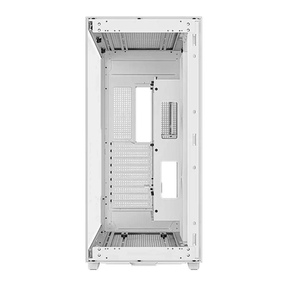 DeepCool CH780 WH E-ATX PC Case, Panoramic Glass-Dual Chamber, 1 x 420mm AR GB Fan Unit, 480mm GPU Support, USB 3.2 Gen 2, White, 1 Year Warranty | R-CH780-WHADE41-G-1