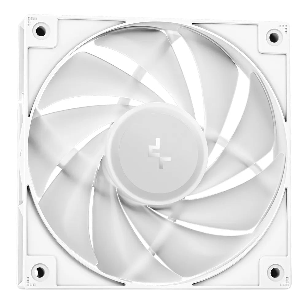 DeepCool LE240 V2 AIO Liquid Cooler, Addressable RGB LED CAP, Supports Intel, AMD Sockets, 2 x RGB Fans, White, 1 Year Warranty | R-LE240-WHAMMN-G-2