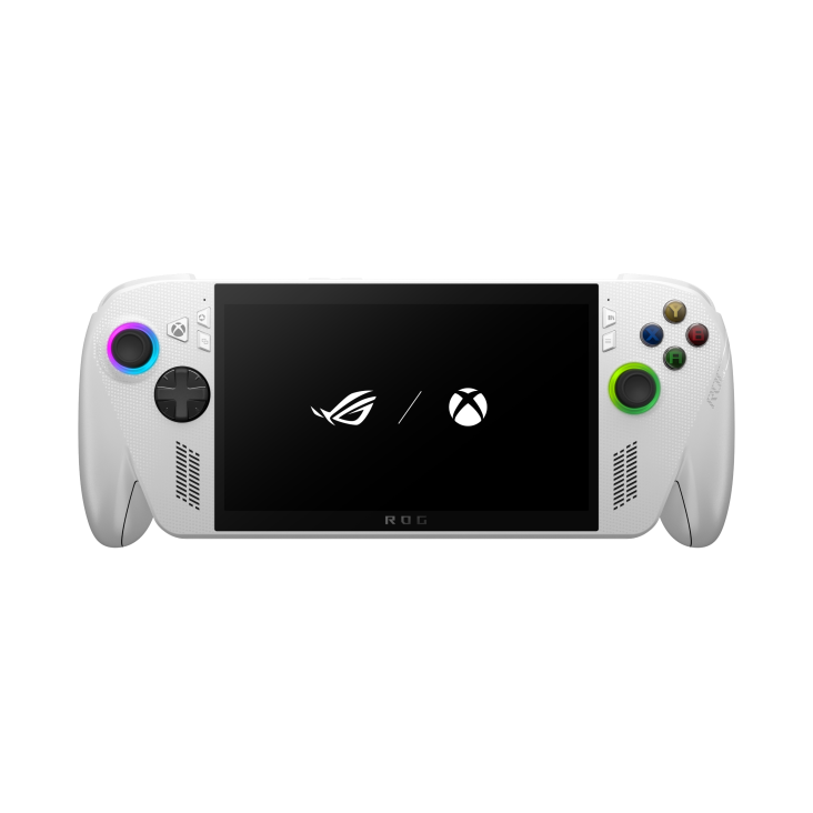 Asus ROG Xbox Ally Handheld Console, AMD Ryzen Z2 A Processor, 16GB RAM, 512GB SSD, AMD Radeon Graphics, 7" FHD 120Hz Display, Handheld compatibility, HD haptics, Windows 11 Home, White, 1 Year Warranty | RC73YA-NH002W
