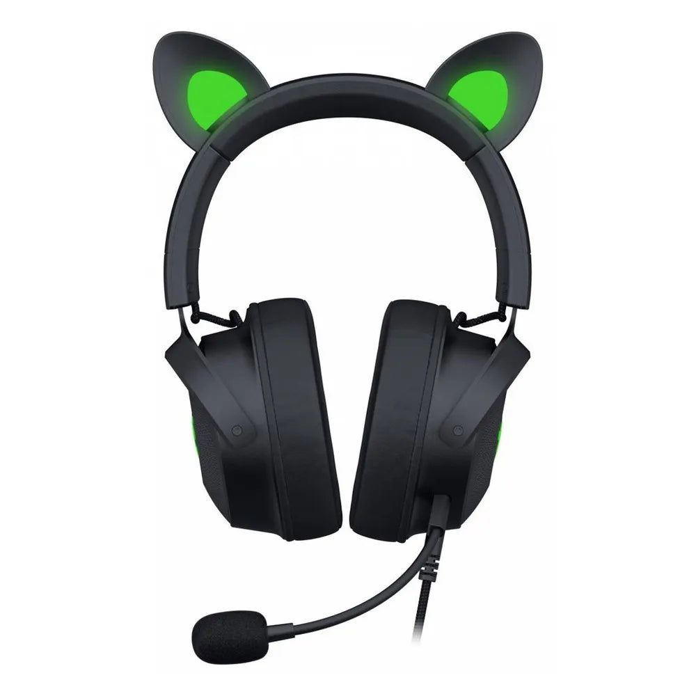 Razer Kraken Kitty Edition V2 Pro Gaming Headset, Stream Reactive Razer Chroma R GB, Cable Length:2m, Black, 1 Year Warranty | RZ04-04510100-R3M1
