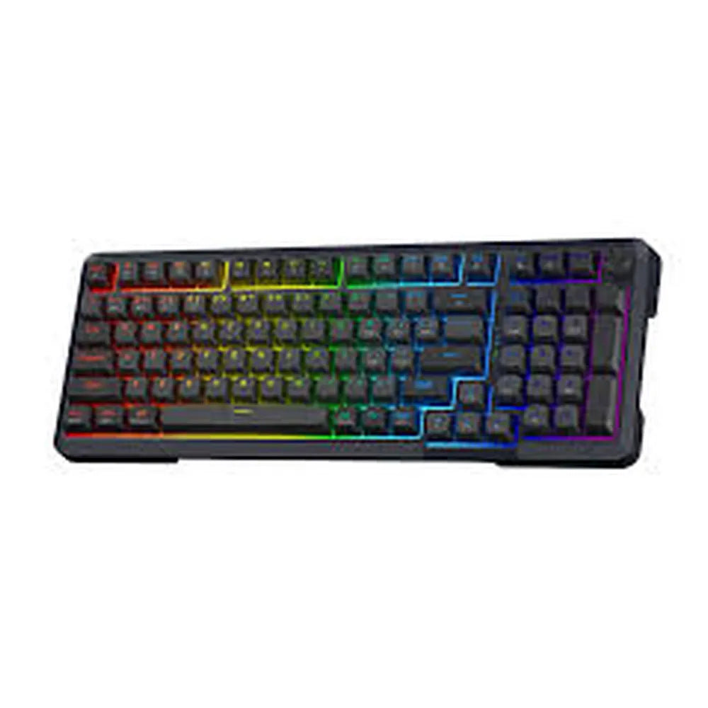 Redragon K688 Bragi Pro Wireless Mechanical Gaming Keyboard, 96% Layout, 2.4 GHz, Bluetooth & USB-C Wired, Hot-Swappable Longyin Linear Switches, RGB Backlight, Full Anti-Ghosting, Black, 1 Year Warranty | K688GB-RGB-PRO