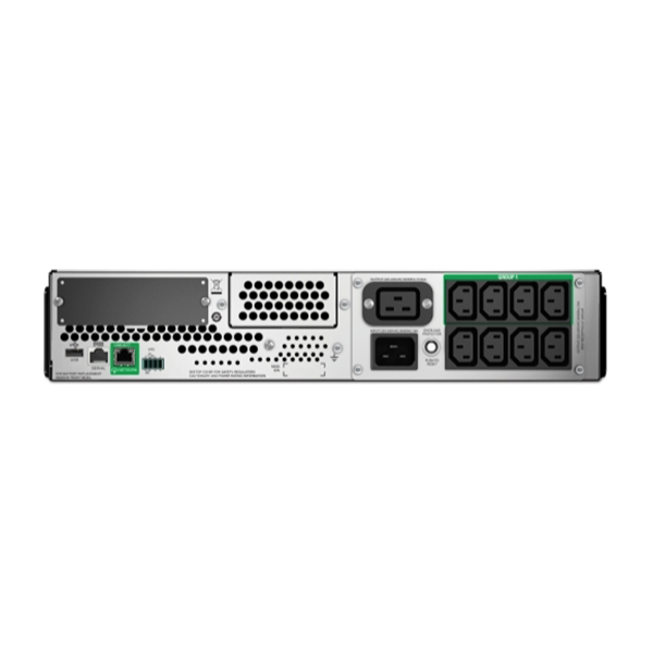 APC Smart-UPS 3000VA، 230 فولت، شاشة LCD، للتثبيت على الرف، 2U، 8x منافذ IEC 320 C13 و 3x وصلات IEC و 1x منفذ IEC 320 C19، مع منفذ SmartConnect | SMT3000RMI2UC