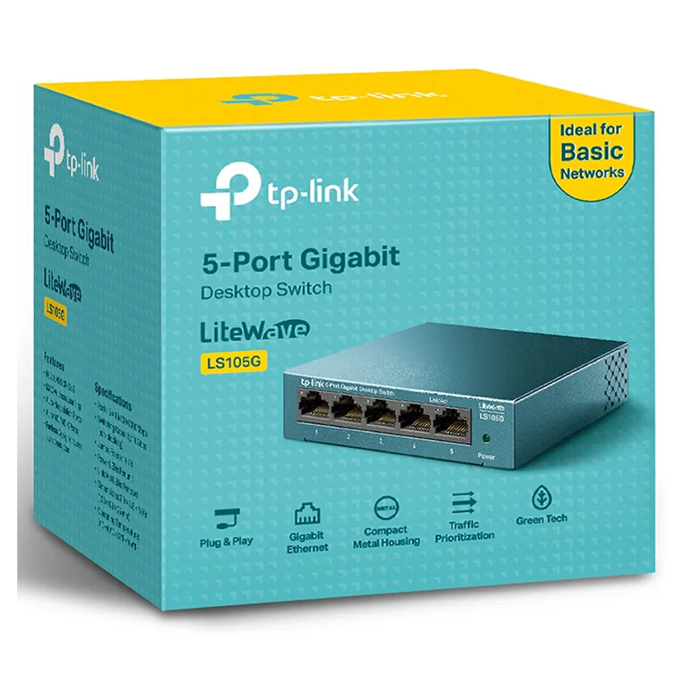 TP-Link-LS105G-5-Port-Gigabit-Desktop-Unmanaged-Switch-LS105G