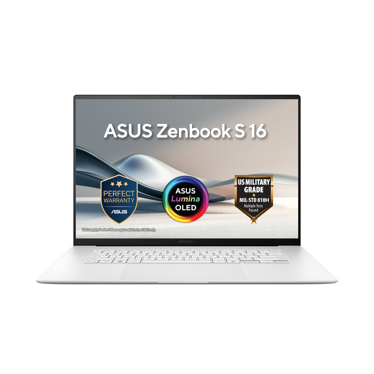 Asus Zenbook S 16 OLED UM5606GA Laptop, AMD Ryzen AI 9 465 Processor, 32GB RAM, 2TB SSD, 16" 3K OLED 120Hz Display, Windows 11 Home, Backlit English Keyboard, 1 Year Warranty | UM5606GA-SS263W