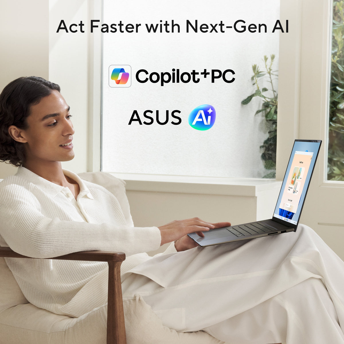 Asus Zenbook S 16 OLED UM5606GA Laptop, AMD Ryzen AI 9 465 Processor, 32GB RAM, 2TB SSD, 16" 3K OLED 120Hz Display, Windows 11 Home, Backlit English Keyboard, 1 Year Warranty | UM5606GA-SS263W