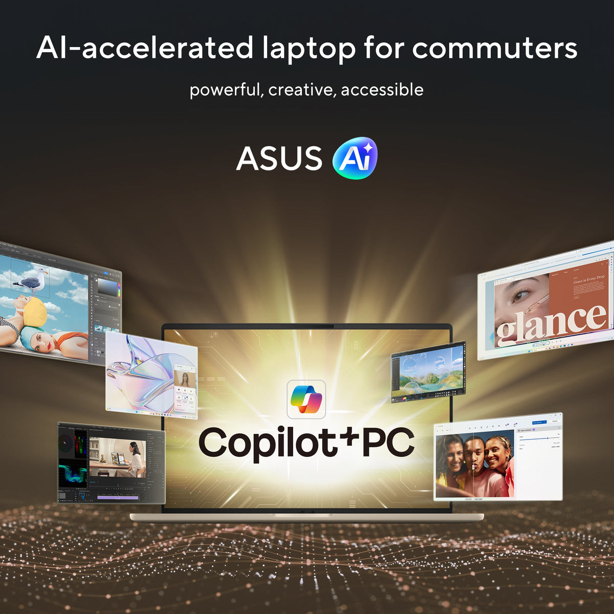 Asus Zenbook A16 UX3607OA Laptop, Snapdragon X2 Elite Extreme X2E94100 Processor, 48GB RAM, 1TB SSD, 16" 3K OLED 120Hz Display, Windows 11 Home, Backlit English & Arabic Keyboard, 1 Year Warranty | UX3607OA-SQ013W