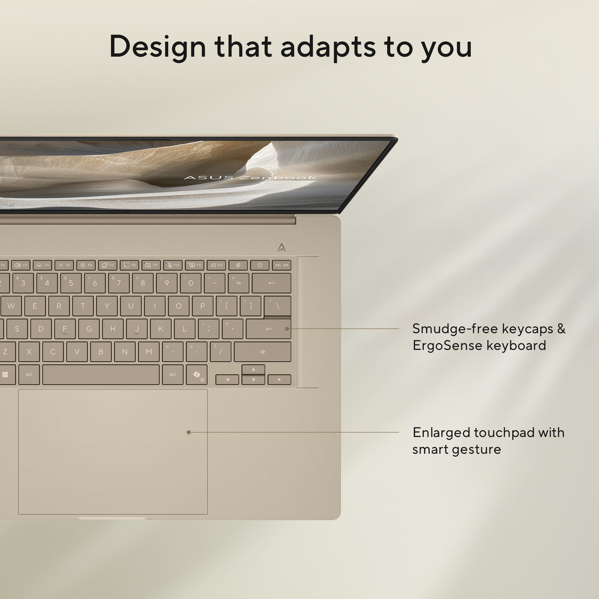 Asus Zenbook A16 UX3607OA Laptop, Snapdragon X2 Elite Extreme X2E94100 Processor, 48GB RAM, 1TB SSD, 16" 3K OLED 120Hz Display, Windows 11 Home, Backlit English & Arabic Keyboard, 1 Year Warranty | UX3607OA-SQ013W