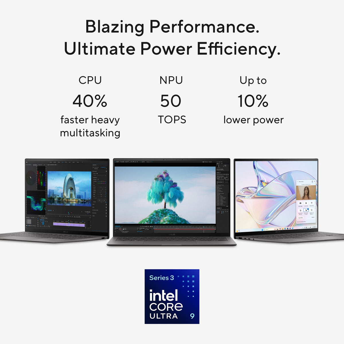 ASUS Zenbook S 14 Laptop, Intel Core Ultra 9 386H Processor, 32GB RAM, 1TB SSD, 14" 3K OLED 120Hz Display, Windows 11 Home, Backlit English & Arabic Keyboard, 1 Year Warranty | UX5406AA-SW114W