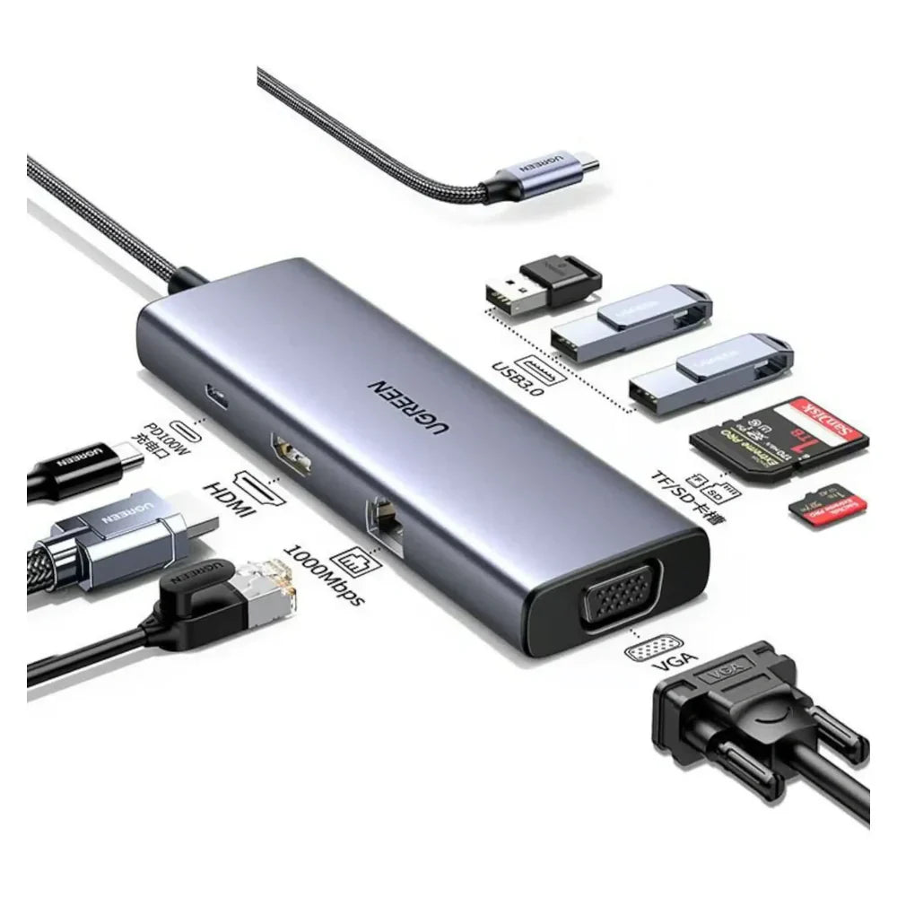 Ugreen-USB-C-to-USB-3.0-9-in-1-Hub-Adapter-15600