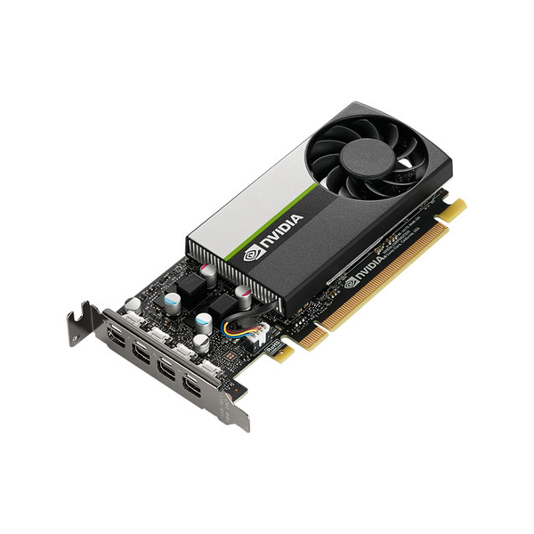 PNY Nvidia Quadro T1000 Workstation Graphics Card, Low Profile, GDDR6 8 GB 128-bit Memory, DP 1.4a Outputs, PCI Express 3.0, 160 GB/s Memory Bandwidth, 1 Year Warranty | VCNT1000-8 GB-PB
