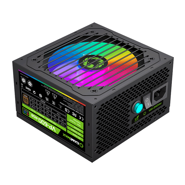 POWER SUPPLY 600W GAMEMAX VP600 R GB|VP600
