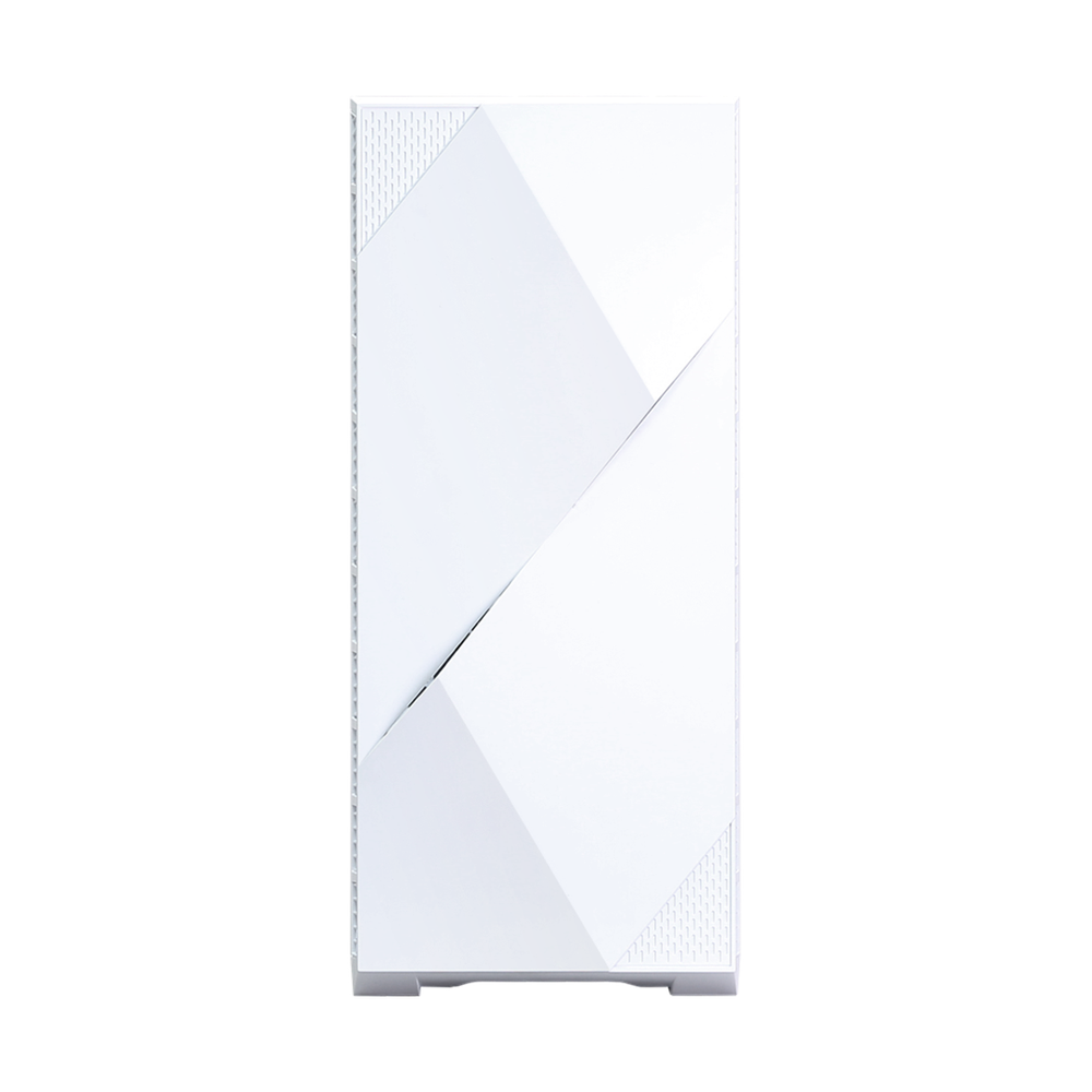 Zalman Z3 Iceberg E-ATX Case, Tempered Glass Side Panel, 2 x AR GB Fans Included, Supports 315mm GPU, White, 1 Year Warranty | ZM-Z3-ICEBERG-WHITE