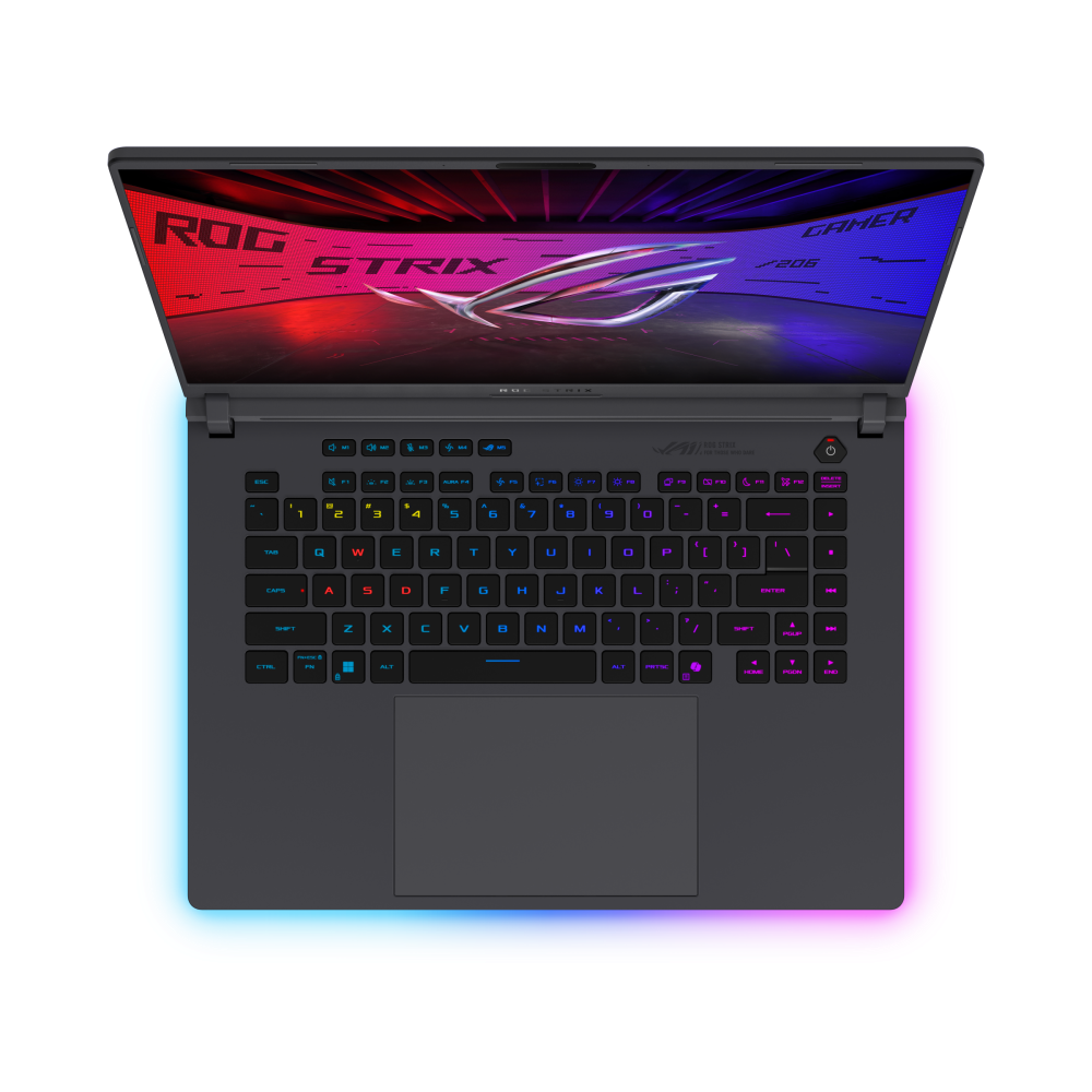 Asus ROG Strix G16 Gaming Laptop, Intel Core i9-14900HX Processor, 32GB DDR5 RAM, 1TB SSD, NVIDIA GeForce RTX 5070 8GB GDDR7, 16" WQXGA 240Hz IPS-Level Display, Windows 11 Home, English & Arabic Keyboard, 1 Year Warranty | G615JPR-G91621W