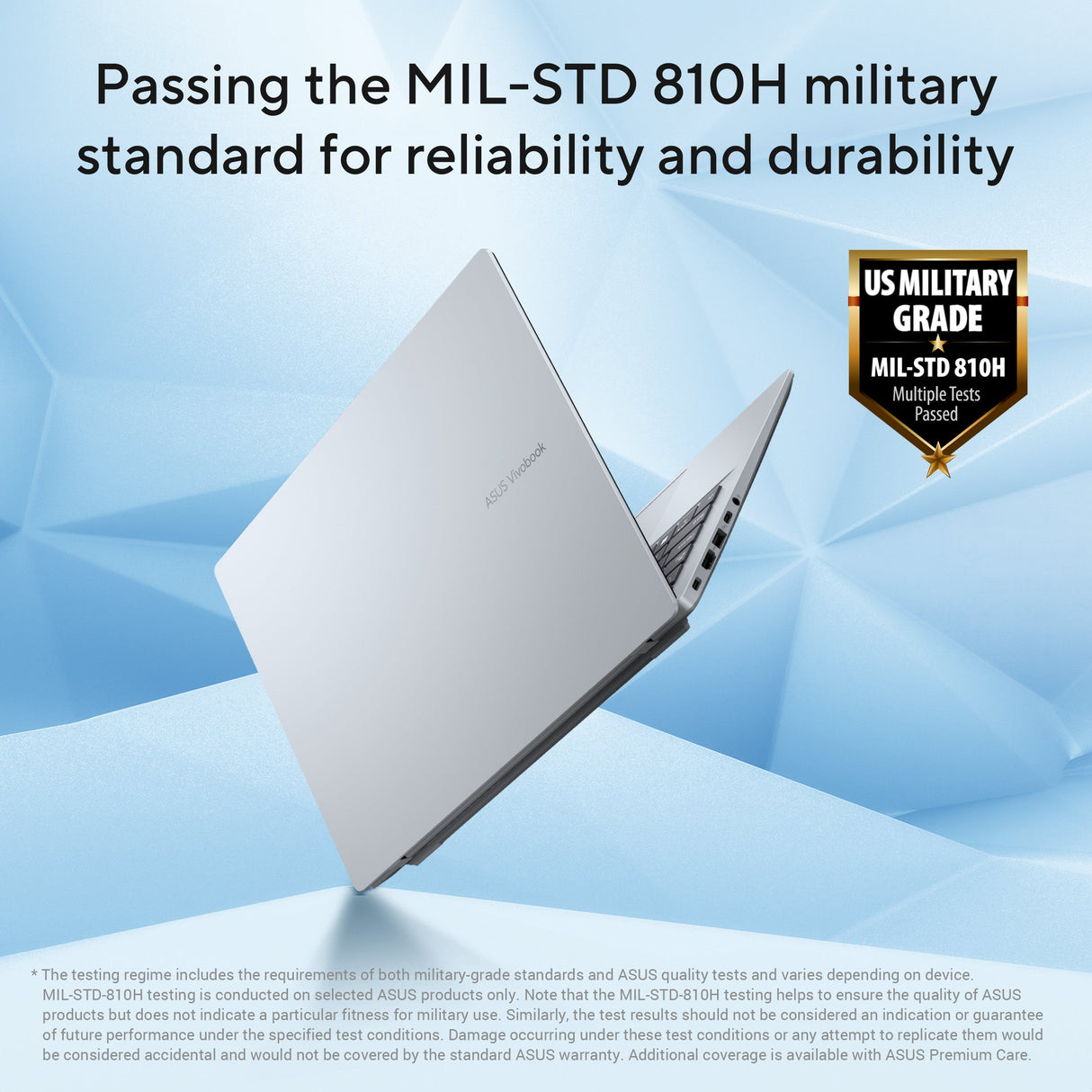 Asus Vivobook 14 Laptop, Intel Core Ultra 5 225H Processor, 16GB RAM, 512GB SSD, 14.0" WUXGA Display, Windows 11 Home, Cool Silver, Backlit English & Arabic Keyboard, 1 Year Warranty | X1407CA-LY148W