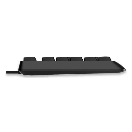 Rapoo NK1900 100% Engilsh & Arabic Keyboard, USB Wired, Spill Resistant, Laser Carved Keycap, Black, 1 Year Warranty | 12387