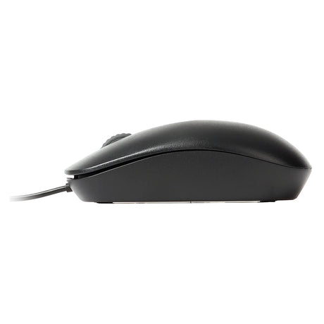 Rapoo N200 Wired Optical Mouse, 1600 DPI Optical Sensor, 3 (Left/Right-click, Middle click/scroll wheel) Buttons, Ambidextrous Design Black, 1 Year Warranty | 18548
