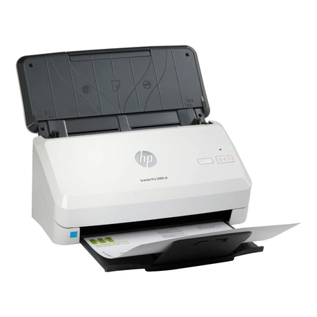 HP ScanJet Pro 3000 s4 Sheet-feed Scanner, 40 ppm / 80 ipm, 50-Sheet ADF, Single-Pass Duplexing, USB 3.0 Connectivity, 1 Year Warranty | 6FW07A
