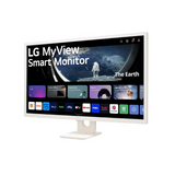 LG 32SR50F-W 32" FHD(1920 x 1080) Smart Monitor, HDMI, Tilt, Adjustable, White, 1 Year warranty | 32SR50F-W