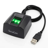 SecuGen HU20 Hamster Pro 20 Fingerprint Scanner, 500 DPI Resolution, Scratch Resistant, Impact Resistant, Corrosion Resistant, Electrostatic Shock resistant | HU20