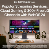 LG UltraGear 45GX90SA-B 45" WQHD (3440 x 1440) Gaming Monitor, Anti-glare, DP, HDMI, USB-C, Height//Swivel/Tilt Adjustable, 1 Year warranty | 45GX90SA-B