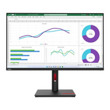 Lenovo ThinkVision T32h-30 31.5" QHD (2560 x 1440) Monitor, Anti-glare, USB-C, HDMI, DP, RJ45, Height/Tilt/Swivel/Pivot, Adjustable, 3 Year Warranty | 63D3GAT1UK