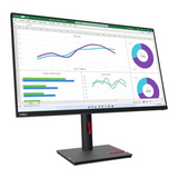 Lenovo ThinkVision T32h-30 31.5" QHD (2560 x 1440) Monitor, Anti-glare, USB-C, HDMI, DP, RJ45, Height/Tilt/Swivel/Pivot, Adjustable, 3 Year Warranty | 63D3GAT1UK