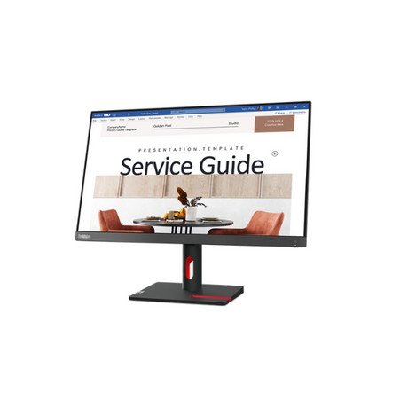 ThinkVision S24i-30 23.8" FHD (1920x1080) Monitor,Anti-glare, HDMI, VGA, Tilt Adjustment, 3 Years warranty | 63DEKAT3UK