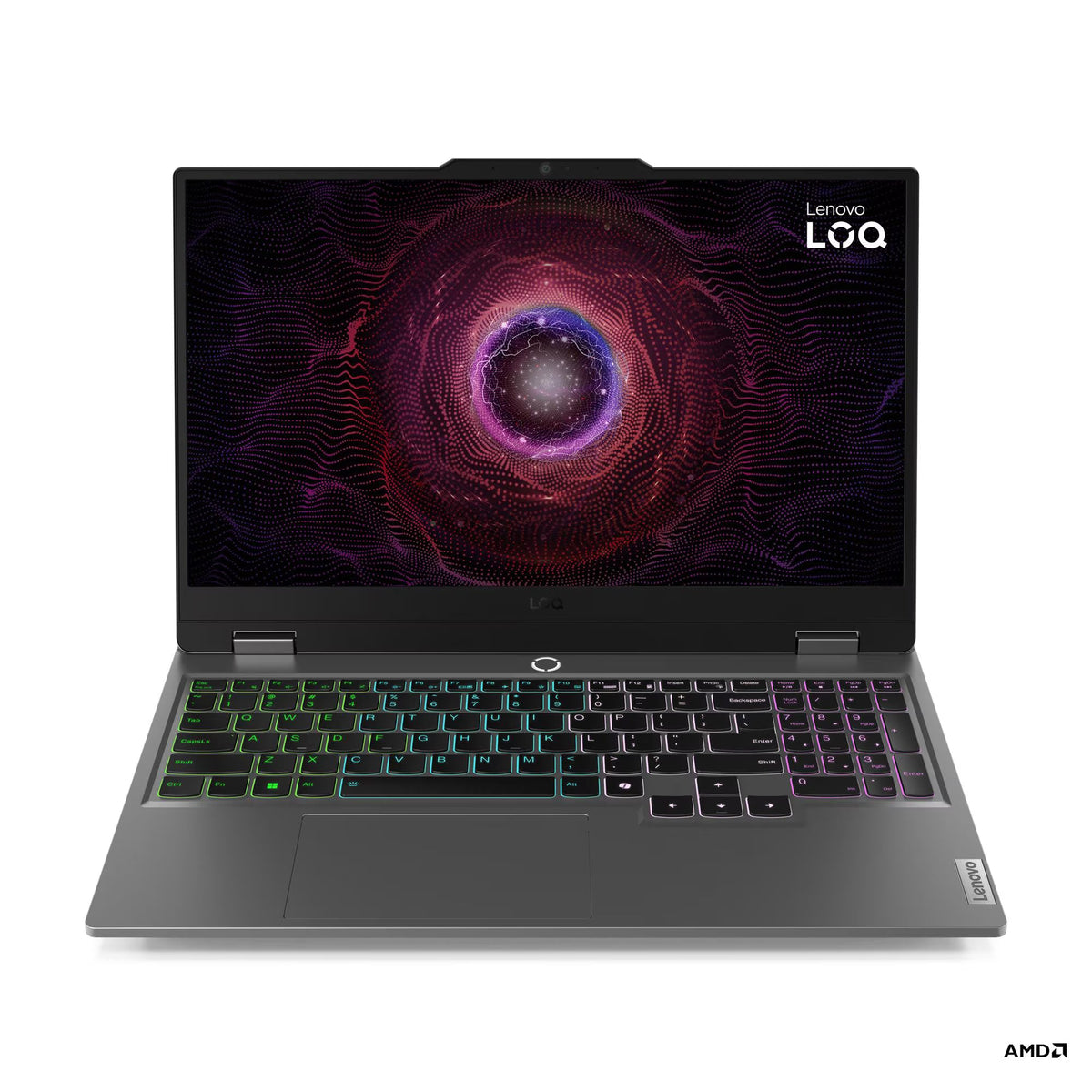 لينوفو LOQ 15ARP9 معالج AMD رايزن 7 7435HS، ذاكرة وصول عشوائي 24 جيجابايت، قرص صلب 512 جيجابايت SSD، بطاقة رسومات 6 جيجابايت NVIDIA RTX 4050، شاشة 15.6 بوصة (1920x1080) FHD، ويندوز 11 هوم، لوحة مفاتيح إنجليزية وعربية، ضمان سنة واحدة | 83JC009HAX