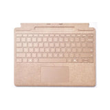 Microsoft Surface Pro Arabic & English Keyboard with Slim Pen & Copilot, Magnetic Connection & Bluetooth, Oatmeal, 1 Year Warranty | 8X6-00158