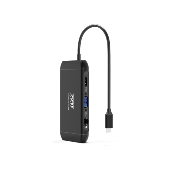 Port 1 X 4K USB-C Mobile Docking Station, 7 Devices, HDMI, VGA, 100W, 5 GB/s Data Transfer Speed, 50cm Cable Length, 1 Year Warranty | 901913