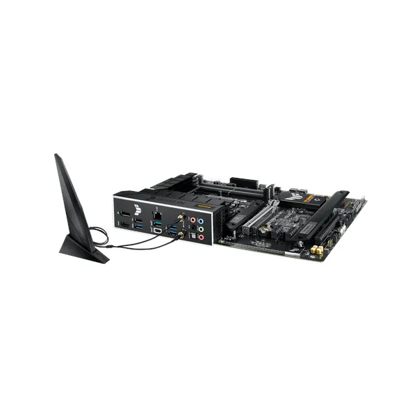 Asus TUF GAMING B760-PLUS WiFi Motherboard, LGA 1700 Socket, ATX Form Factor, DDR5 Ram, PCIe 5.0 With SafeSlot Core+, Wi-Fi 6, Bluetooth v5.2, HDMI, DisplayPort, Realtek 2.5 GB Ethernet With TUF LANGuard, Aura Sync, 1 Year Warranty | 90MB1ER0-M0EAY0