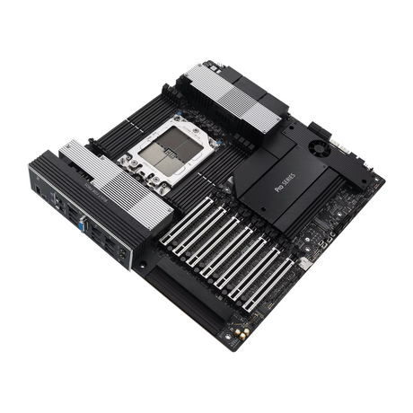 Asus Pro WS WRX90E-SAGE SE Workstation Motherboard, sTR5 Socket, EEB Form Factor, DDR5, PCIe 5.0 With SafeSlot Core+, USB4 40 GBps, Intel Dual 10 GB + Realtek 1 GB Ethernet With Asus LANGuard, Asus 5X Protection III, 1 Year Warranty | 90MB1FW0-M0EAY0