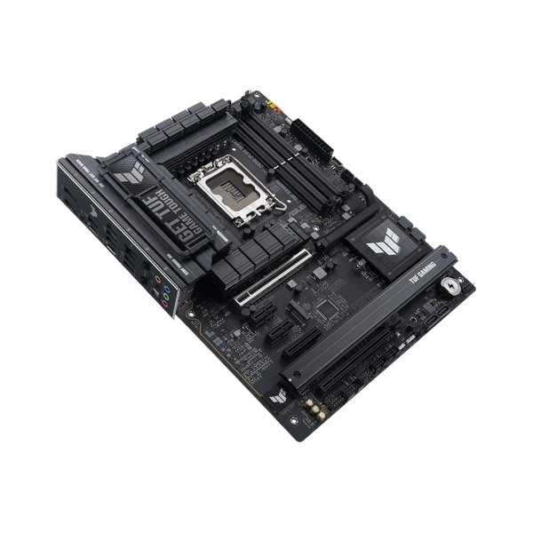 Asus TUF Gaming Z890-Plus WiFi Motherboard, LGA 1851 Socket, ATX Form Factor, DDR5 Ram, PCIe 5.0 With SafeSlot Core+, Wi-Fi 7, Bluetooth v5.4, HDMI, DisplayPort, Thunderbolt 4, Intel 2.5 GB Ethernet With TUF LANGuard, Aura Sync, 1 Year Warranty |