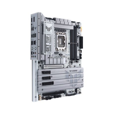 Asus TUF GAMING Z890-PRO WiFi Motherboard, LGA 1851 Socket, ATX Form Factor, DDR5 Ram, PCIe 5.0 With SafeSlot Core+, Wi-Fi 7, Bluetooth v5.4, HDMI, DisplayPort, Thunderbolt 4, Intel 2.5 GB Ethernet With TUF LANGuard, Aura Sync, 1 Year Warranty |