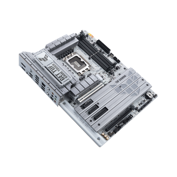Asus TUF GAMING Z890-PRO WiFi Motherboard, LGA 1851 Socket, ATX Form Factor, DDR5 Ram, PCIe 5.0 With SafeSlot Core+, Wi-Fi 7, Bluetooth v5.4, HDMI, DisplayPort, Thunderbolt 4, Intel 2.5 GB Ethernet With TUF LANGuard, Aura Sync, 1 Year Warranty |