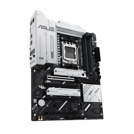 Asus PRIME X870-P WiFi Motherboard, AM5 Socket, ATX Form Factor, DDR5 Ram, PCIe 5.0 With SafeSlot Core+, Wi-Fi 7, Bluetooth v5.4, USB4 40 GBps, HDMI, Thunderbolt, Realtek 2.5 GB Ethernet With Asus LANGuard, Aura Sync, 1 Year Warranty | 90MB1IS0-M0EAY0