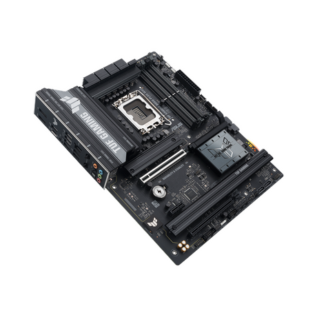 Asus TUF GAMING B860-PLUS WiFi Motherboard, LGA 1851 Socket, ATX Form Factor, DDR5 Ram, PCIe 5.0 With SafeSlot Core+, Wi-Fi 7, Bluetooth v5.4, HDMI, DisplayPort, Thunderbolt 4, Realtek 2.5 GB Ethernet With TUF LANGuard, Aura Sync, 1 Year Warranty |