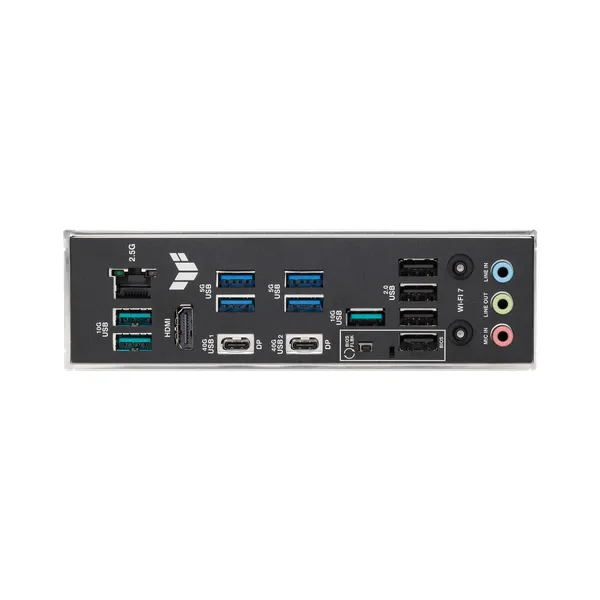 Asus TUF GAMING X870E-PLUS WiFi Motherboard, AM5 Socket, ATX Form Factor, DDR5 Ram, PCIe 5.0 With SafeSlot Core+, Wi-Fi 7, Bluetooth v5.4, HDMI, Thunderbolt 4, Realtek 2.5 GB Ethernet With TUF LANGuard, Aura Sync, 1 Year Warranty | 90MB1M70-M0EAY0