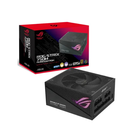 مزود طاقة أسوس روج ستريكس أورا إيديشن 80 بلس جولد، 750 واط، معياري بالكامل، ATX، ضمان سنة | 90YE00P3-B0NA00